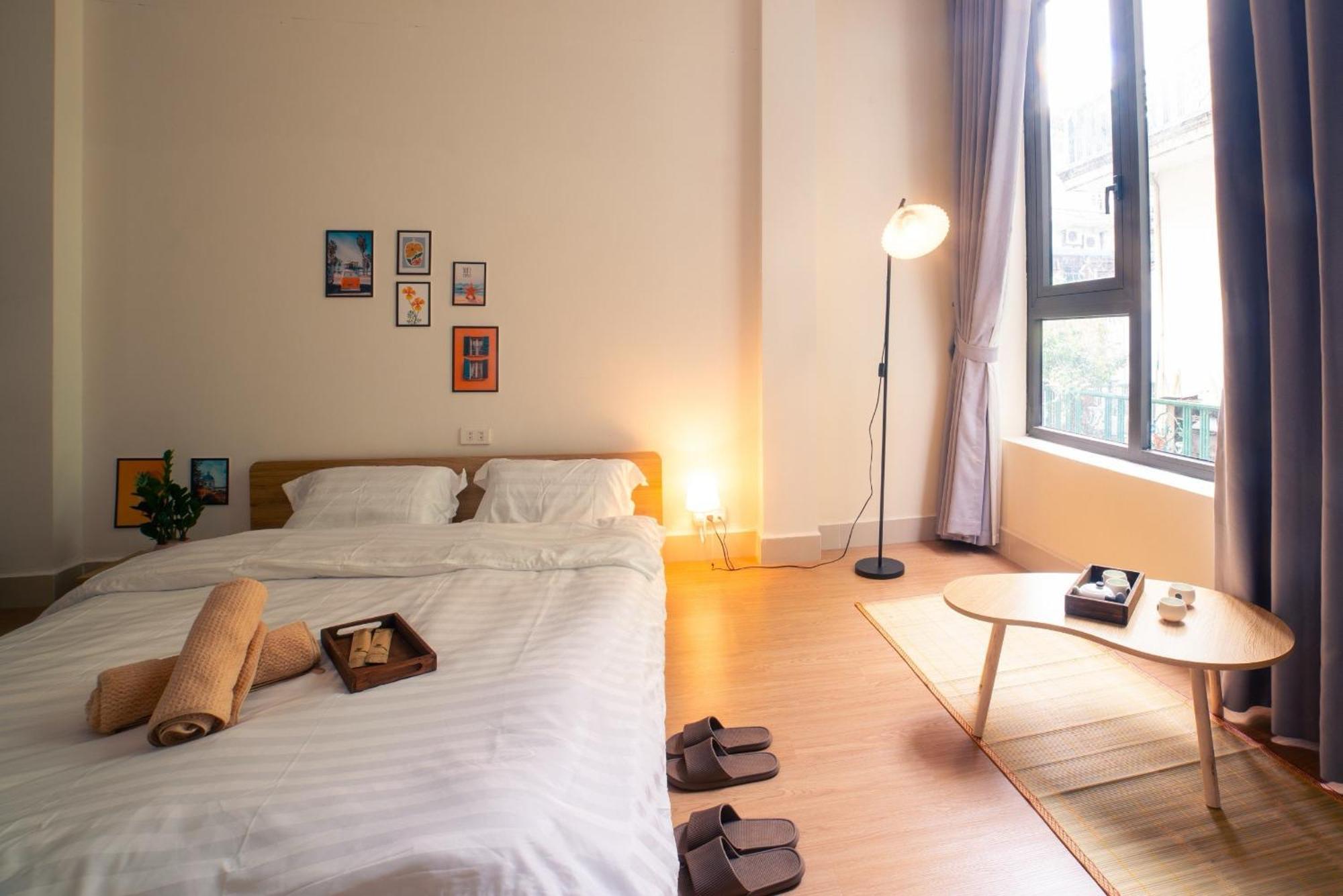Luunien Home - Cozy Japandi Styled Room ハノイ市 エクステリア 写真