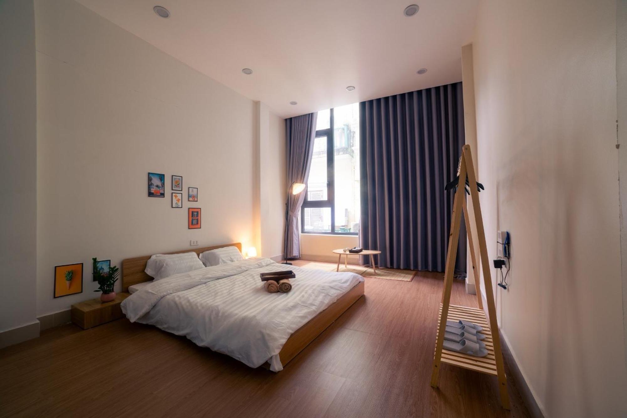 Luunien Home - Cozy Japandi Styled Room ハノイ市 エクステリア 写真