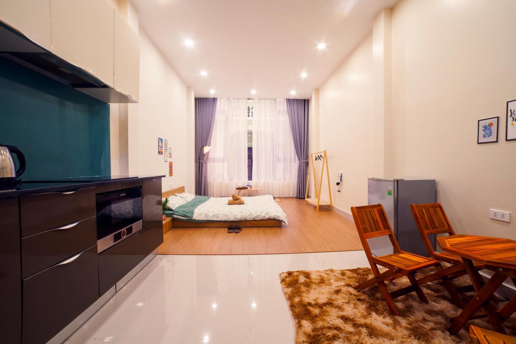 Luunien Home - Cozy Japandi Styled Room ハノイ市 エクステリア 写真